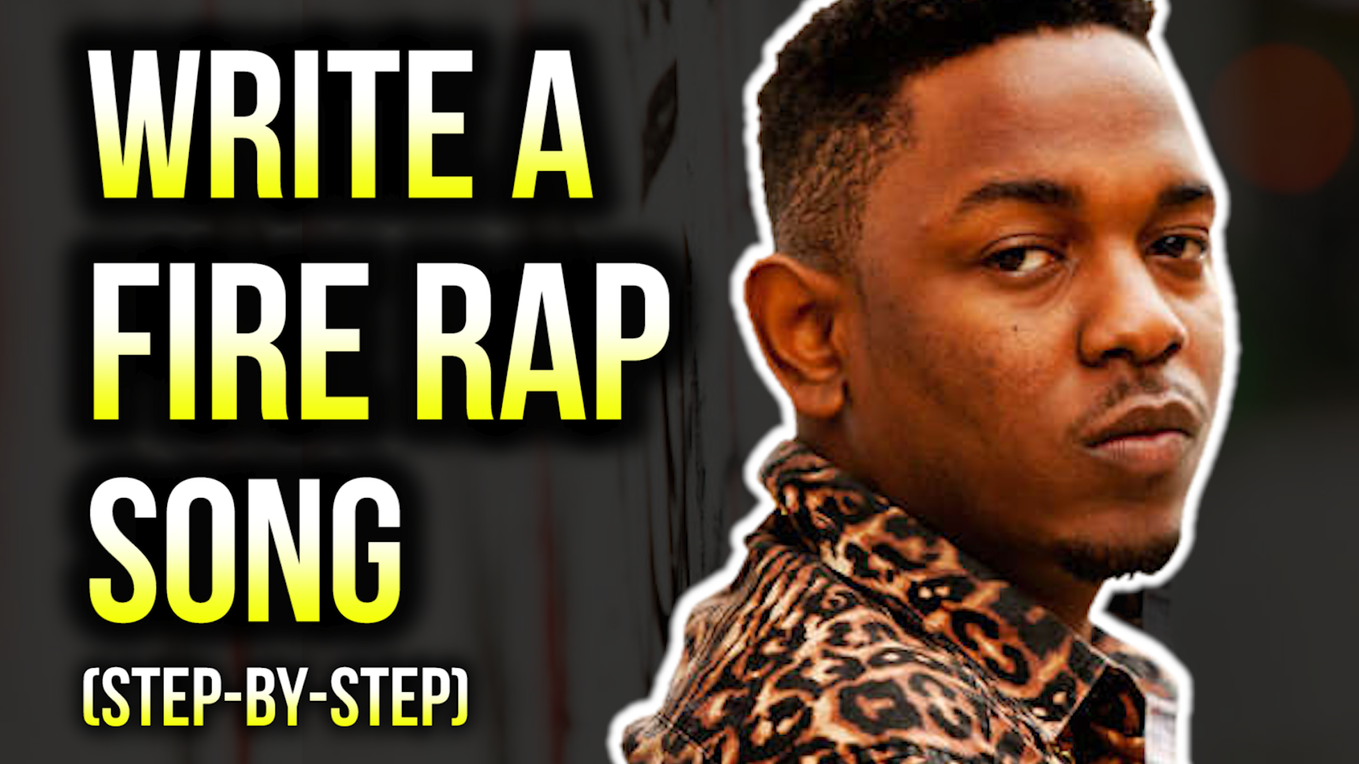 How To Write A Dope Rap Song, Step-By-Step